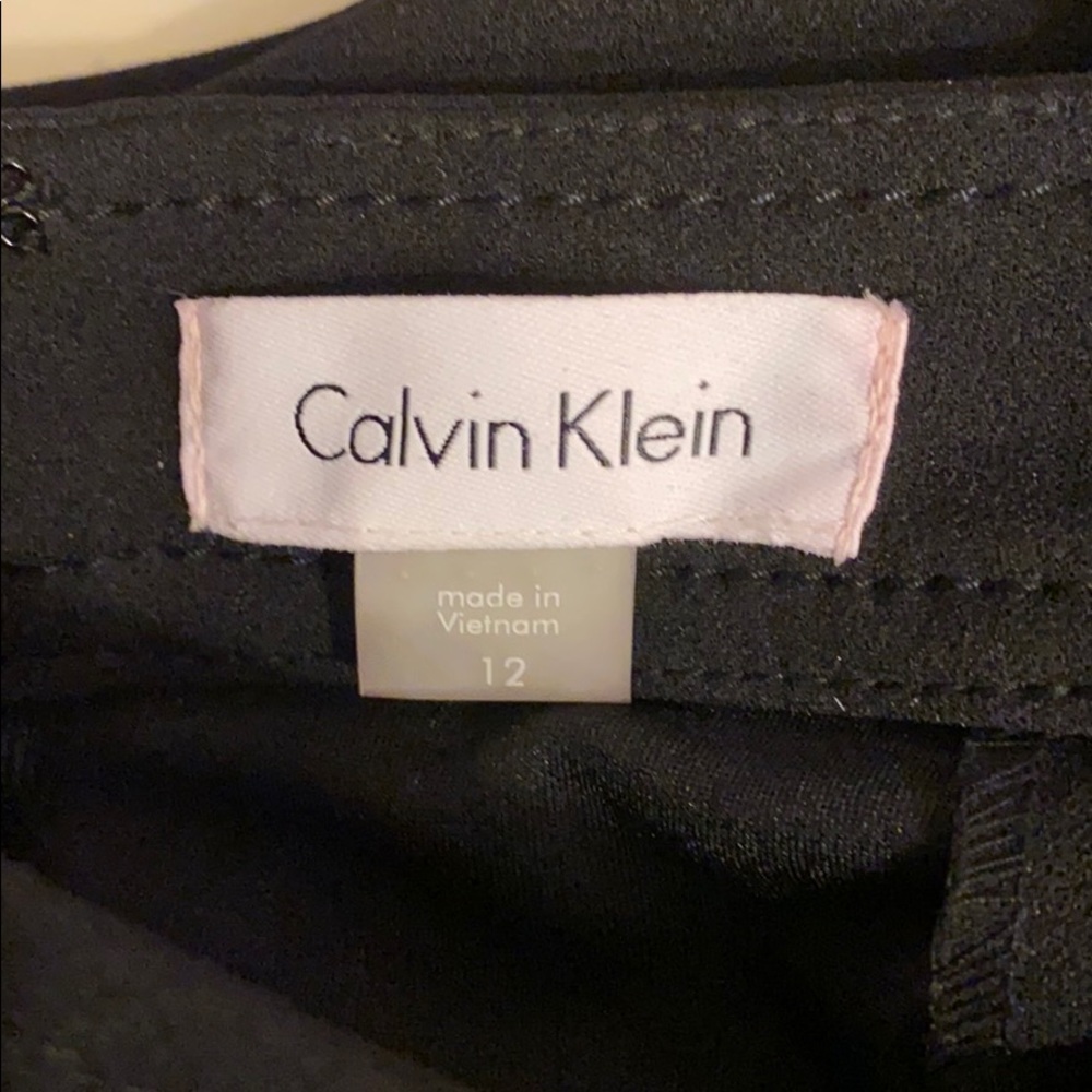 Calvin Klein Black Flare Dress